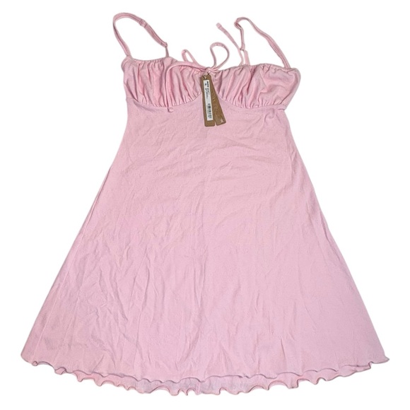 SKIMS Pointelle Mini Dress | Cherry Blossom | S | NWT - Picture 4 of 6